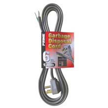 6Ft 16/3 GarBage Disposal Extension Cord Right Angle Plug